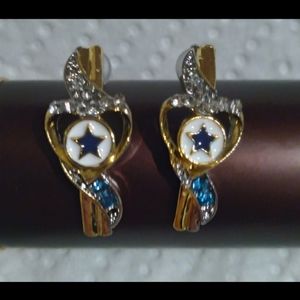 Dallas Cowboys Earrings (For Pierced Ears)